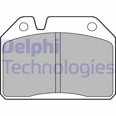 Комплект тормозных колодок, дисковый тормоз DELPHI LP55 для PEUGEOT 304