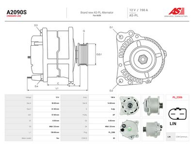 Generator AS-PL A2090S