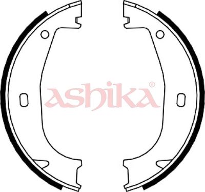 комплект спирачна челюст ASHIKA 55-00-0103