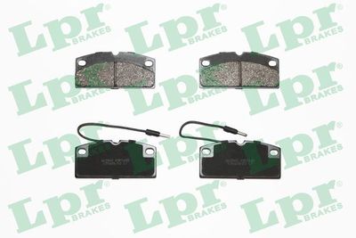 Комплект тормозных колодок, дисковый тормоз LPR 05P1649 для AIXAM 500