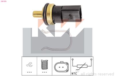 Czujnik, temperatura paliwa KW 530 376