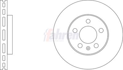 Fahren Brake Disc FBD6952