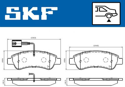 SET PLACUTE FRANA FRANA DISC SKF VKBP90035E 5