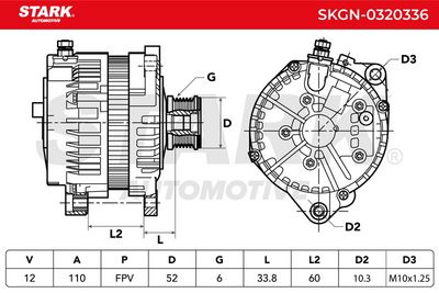 генератор STARK SKGN-0320336
