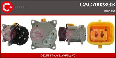 COMPRESOR CLIMATIZARE CASCO CAC70023GS