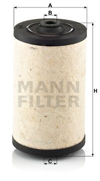Bränslefilter MANN-FILTER BFU 811