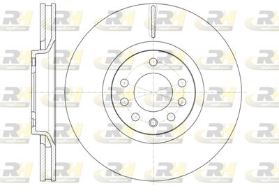 ROADHOUSE 61488.10 Тормозные диски для OPEL ASTRA H GTC (A04) 2.0 Turbo (L08)