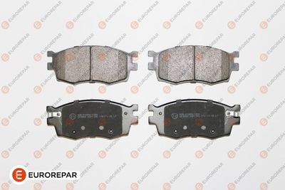 Комплект тормозных колодок, дисковый тормоз EUROREPAR 1617285580 для HYUNDAI i20