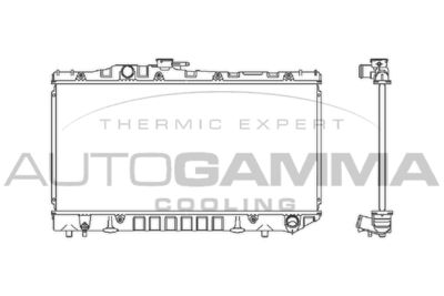 Радиатор, охлаждение двигателя AUTOGAMMA 101011 для TOYOTA CELICA