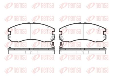 Brake pad set, disc brake