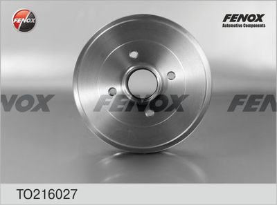FENOX TO216027 Гальмівний барабан 