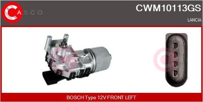 CASCO CWM10113GS Двигатель стеклоочистителя  для LANCIA YPSILON (Лансиа Псилон)
