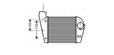 AVA QUALITY COOLING Intercooler, inlaatluchtkoeler (AIA4308)