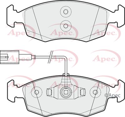 Brake Pad Set APEC PAD1845