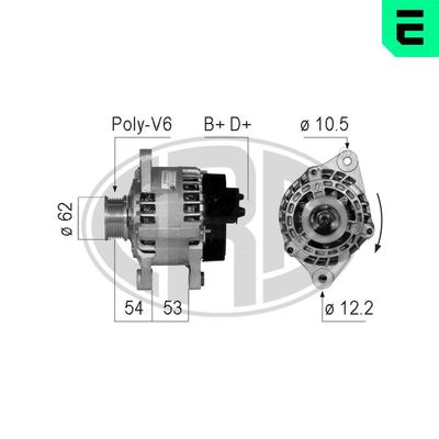 GENERATOR / ALTERNATOR ERA 210759A