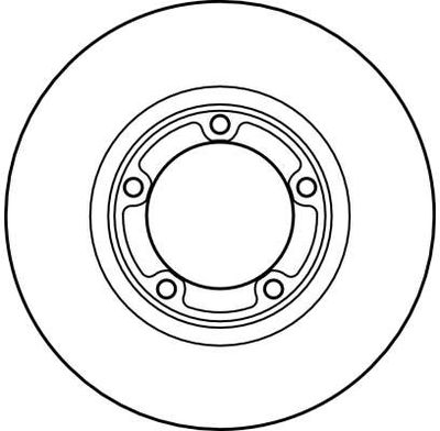 BREMSSCHEIBE TRW DF4076 1
