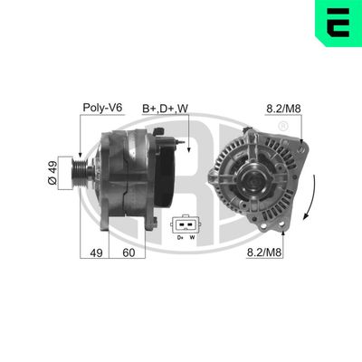 GENERATOR / ALTERNATOR ERA 210621A