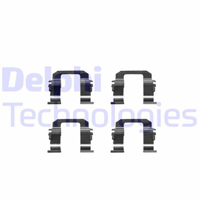 Комплектующие, колодки дискового тормоза DELPHI LX0284 для ISUZU TROOPER
