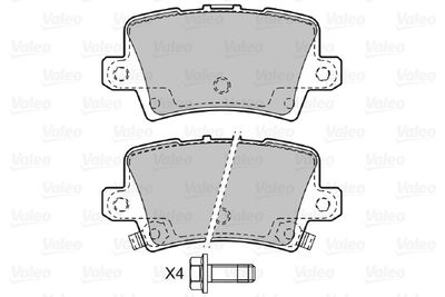 Brake Pad Set, disc brake 598849