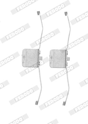 Ferodo Accessory Kit, disc brake pad FBA674