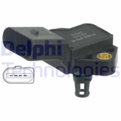 Sensor, insugstryck DELPHI PS10160