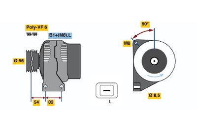 Alternator 0 124 515 019