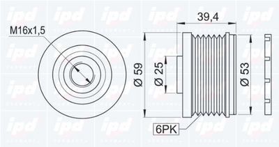 SISTEM ROATA LIBERA GENERATOR IPD 153370 1