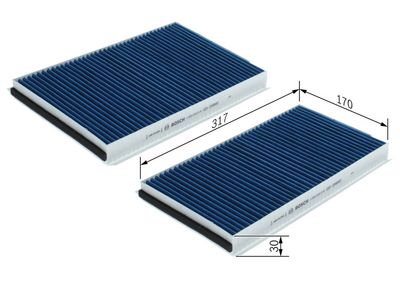 Filtru habitaclu cu carbon activ FILTER+pro BOSCH 0 986 628 618