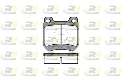 Комплект тормозных колодок, дисковый тормоз ROADHOUSE 2012.10 для VW SCIROCCO