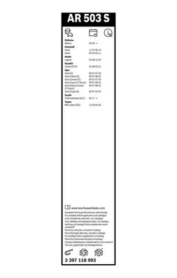 LAMELA STERGATOR BOSCH 3397118993 2