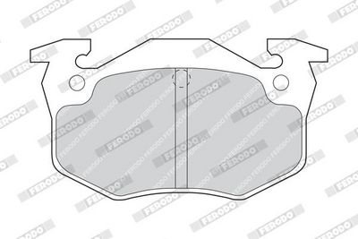 BREMSBELAGSATZ SCHEIBENBREMSE FERODO FDB558 1