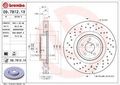 Brake Disc 09.7812.1X