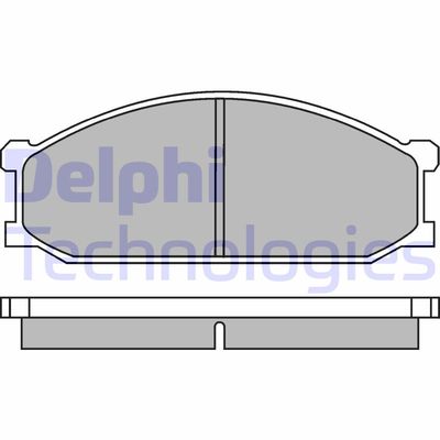 Комплект тормозных колодок, дисковый тормоз DELPHI LP280 для MITSUBISHI L300