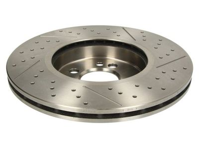 Brake disc Voor Links/Rechts past: MINI (R50, R53), (R52), (R56), (R57), (R58), (R59), CLUBMAN (R55), CLUBVAN (R55) 1.4-2.0D 06.01-06.15