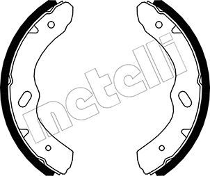 METELLI 53-0573 Ремкомплект барабанных колодок  для ISUZU ELF (Исузу Елф)