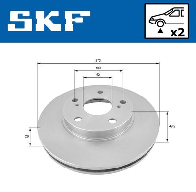 DISC FRANA SKF VKBD80494V2 1