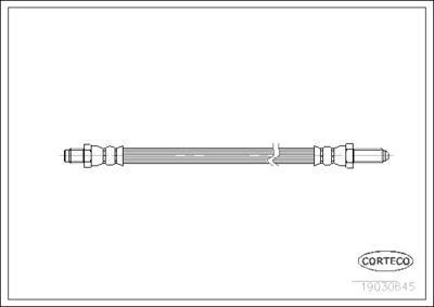 Тормозной шланг CORTECO 19030645 для FORD SCORPIO