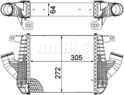 Laddluftkylare MAHLE CI 237 000P