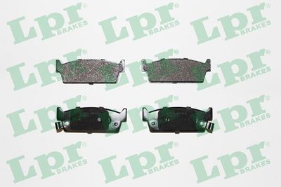 Комплект тормозных колодок, дисковый тормоз LPR 05P1010 для INFINITI M30