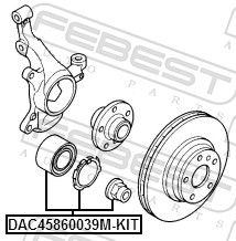 Wheel Bearing Kit DAC45860039M-KIT