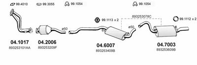 SISTEM DE ESAPAMENT ASSO ART0219