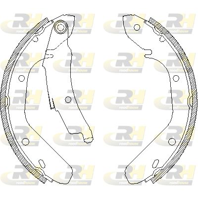 Комплект тормозных колодок ROADHOUSE 4024.00 для VW JETTA