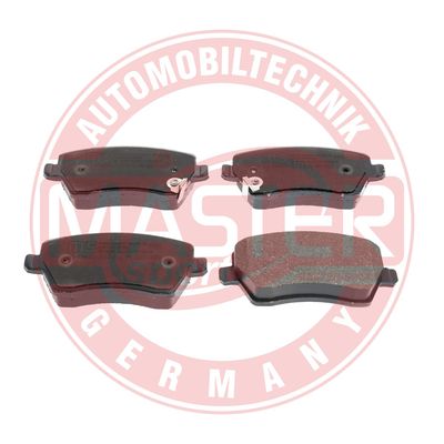 Комплект тормозных колодок, дисковый тормоз MASTER-SPORT GERMANY 13046027742N-SET-MS для NISSAN NOTE