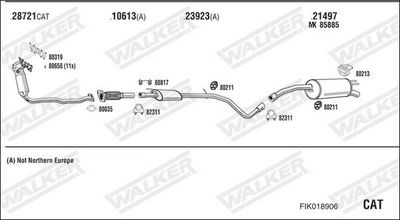 SISTEM DE ESAPAMENT WALKER FIK018906