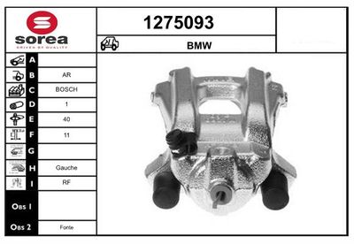 BREMSSATTEL SNRA 1275093