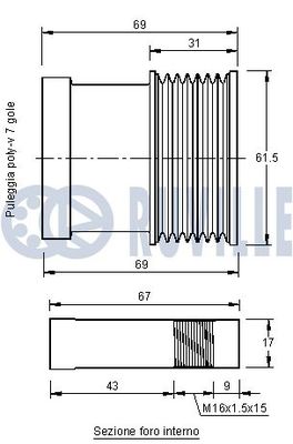 SISTEM ROATA LIBERA GENERATOR RUVILLE 541937 1
