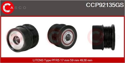 FULIE ALTERNATOR CASCO CCP92135GS