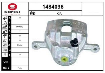 BREMSSATTEL SNRA 1484096