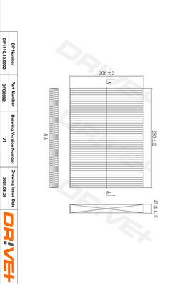 FILTER INNENRAUMLUFT DR!VE+ DP1110120002 0