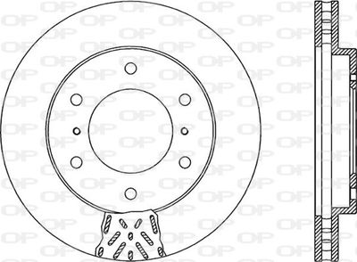 OPEN PARTS BDR1873.20 Тормозные диски для MITSUBISHI PAJERO IV Van (V9_, V8_, V8_V)